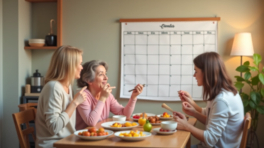 Günlük bakım rutini takvimi, uyku-beslenme-aktivite dengeleri, aile planlama